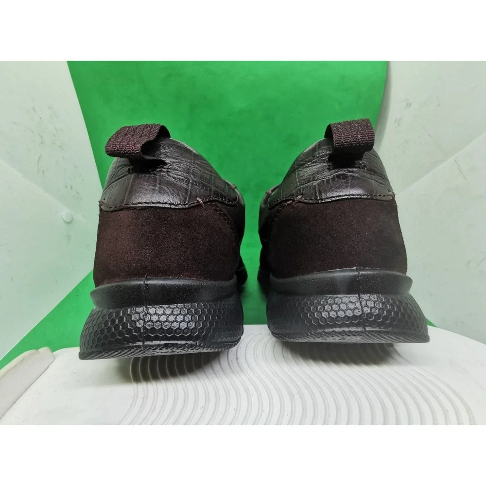 Hotter Womens Gravity II Sneaker Size 9.5  Leather Lace Up Comfy Shoe
